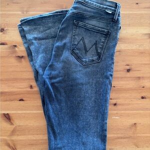 Mother Gray High Waisted Runaway size 28